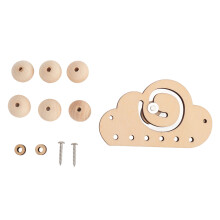 Wolken-Vögel-Sinnestafel Holz DIY-Puzzle 2-3J