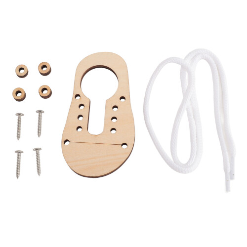 Scarpetta Legno Allacciabile Gioco Motricità Fine