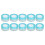 (Blue) 10x Tattoo Transfer Cream HD Blue Stencil 1