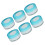 (Blue) 10x Tattoo Transfer Cream HD Blue Stencil 5