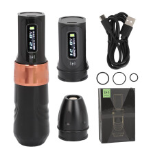 (Black Gold) Draadloze tattoo pen 2000mAh groen