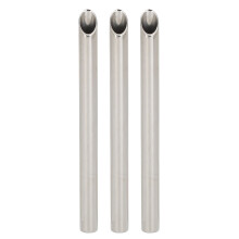 (6mm/0.2in) 3x Medisch Roestvrij Staal 3mm Oor/Lip/Navel Piercing Staven