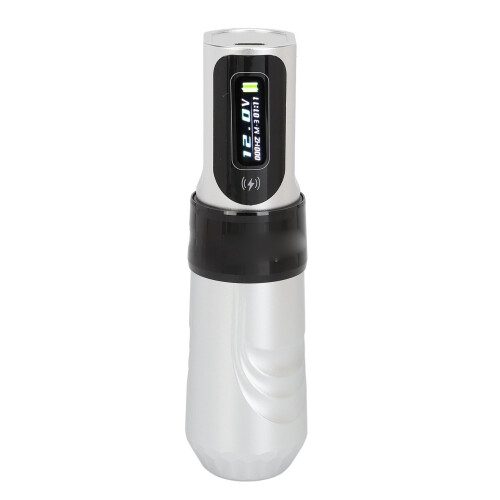 (Silver) Draadloze tattoo pen 2000mAh groen 1