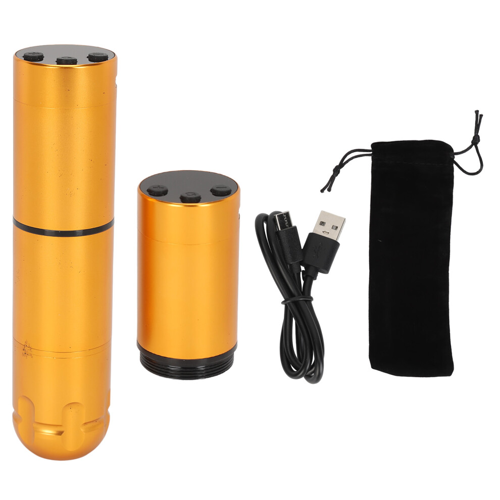 Gold (Gold) Wireless Tattoo Machine Pen 1800Mah Dual Battery Oled