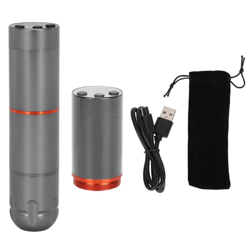 Grey (Grey) Wireless Tattoo Machine Pen 1800Mah Dual Battery Oled