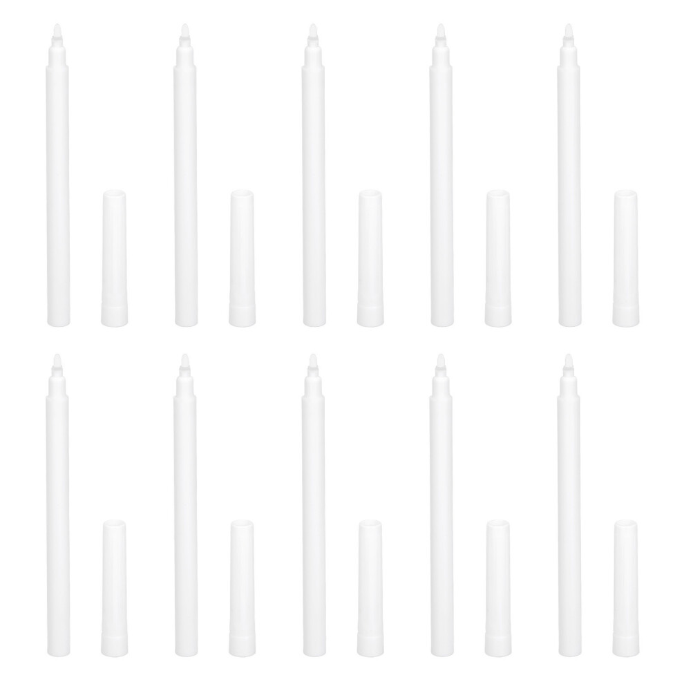 White (White) 10Pcs Body Marker Pen Microblading Tattoo Positioning 10Ml