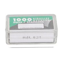 (0.35mm) 1000 Stks Roestvrijstaal Microblading Naald 31mm 0.30mm