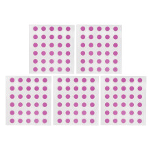 (Purple) 150x UV-Schutz-Aufkleber Rund Lila