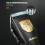 GLAKER Cordless Hair Clippers Men LED 15 Combs 4