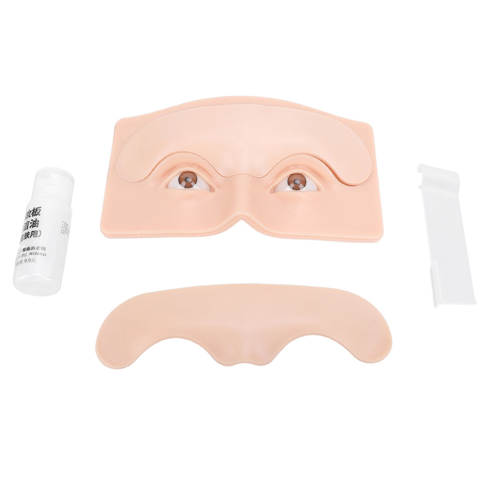 5D Eyebrow Tattoo Practice Face Silicone Fake Skin Remover Oil