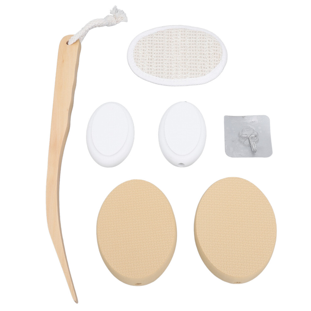 Back Lotion Applicator Long Wooden Handle Soft Sunscreen Applicator