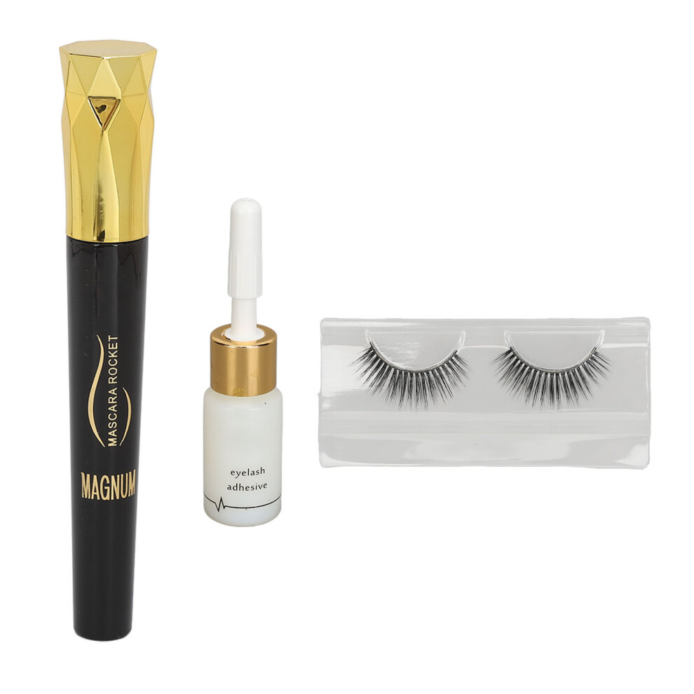 (03) 4D Fake Eyelash Mascara Kit Long Lasting Reusable False Lashes 03
