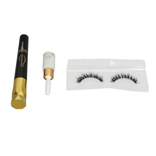 (01) 4D Wimpern-Tusche-Set, wiederverwendbar, lang haltend 2