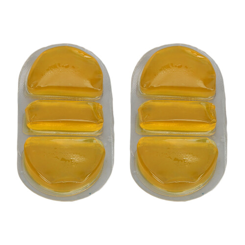 (Yellow) 2x Gel-Eispack wiederverwendbar heiß/kalt blau