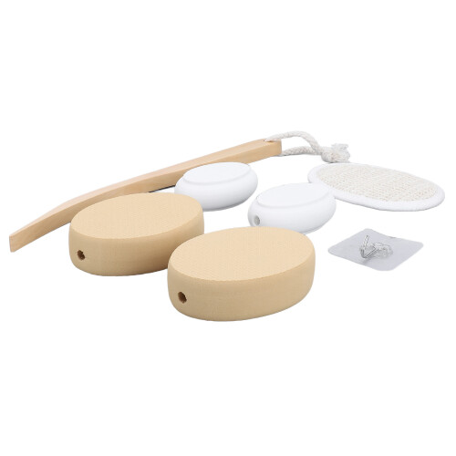 Back Lotion Applicator Long Wooden Handle Soft Sunscreen Applicator 1