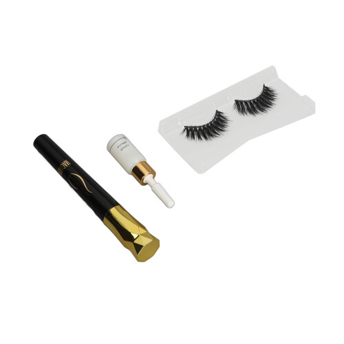 (01) 4D Wimpern-Tusche-Set, wiederverwendbar, lang haltend 1