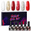 6 Farben Gel Nagellack Set UV/LED abwaschbar 2