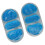 (Blue) 2x Gel-Eispack wiederverwendbar heiß/kalt blau 5