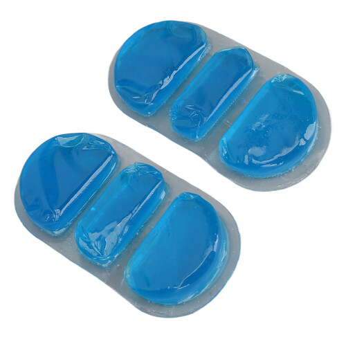 (Blue) 2x Gel-Eispack wiederverwendbar heiß/kalt blau 1