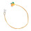 (Dual Ear) Cordino Ananas in Nylon Antispreco per Bambini e Anziani 5