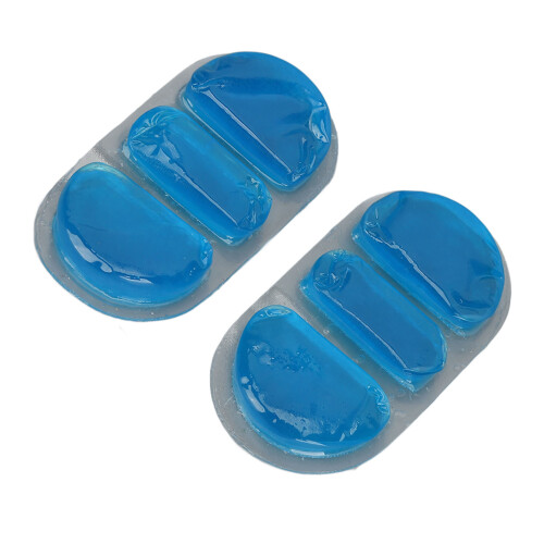 (Blue) 2x Gel-Eispack wiederverwendbar heiß/kalt blau 2