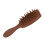(Brown) 4x Silikon-Kopfmassagebürste für Shampoo, lang 3