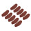 (Brown) 10x Anti-Reibungs-Oberschenkelband schwitzfest elastisch 3