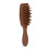 (Brown) 4x Silikon-Kopfmassagebürste für Shampoo, lang 5