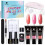3-Farben Gel-Nagellack Starter-Kit mit Basis & Top Coat 5