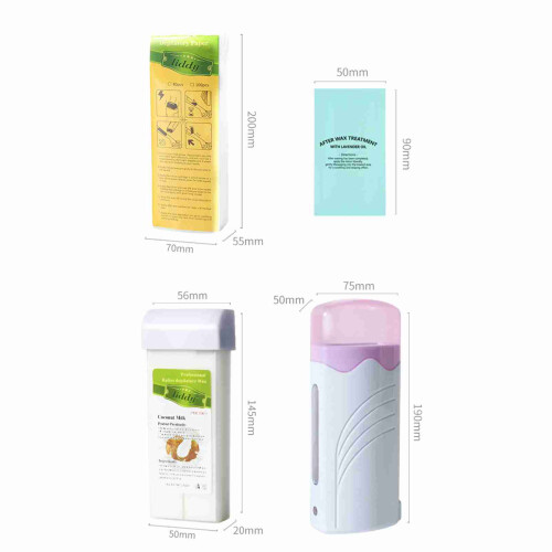 Persoonlijkeontharing Kit 100g Handheld Roller Waxer Set Hars Vrij 2