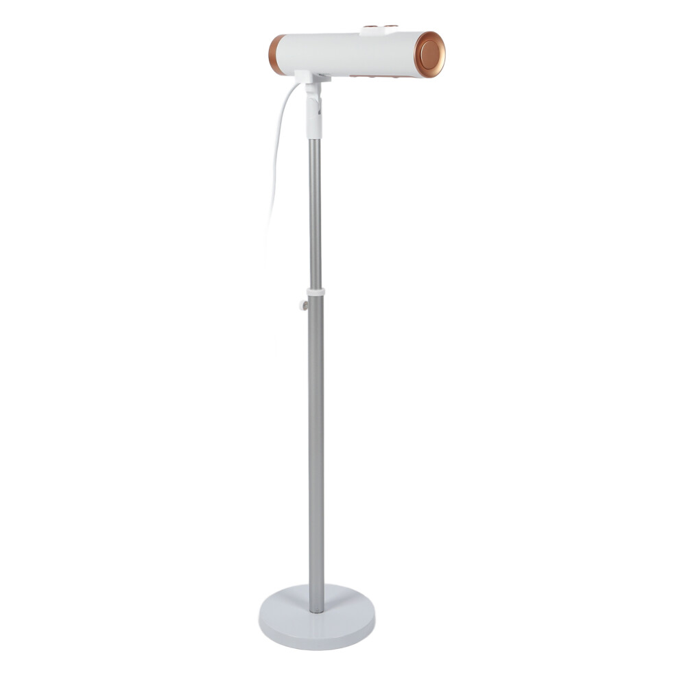 White/Gold 1600W Stand Up Hair Dryer Negative Ions Adjustable