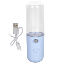 (Blue) Gesichts-Nanobefeuchter Tragbar USB-Aufladung Feuchtigkeitspflege