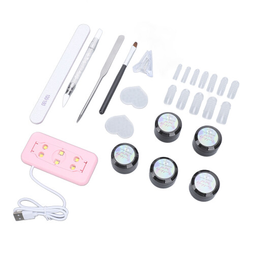 Draagbare Gel Nagellamp Kit met Vormclip 1
