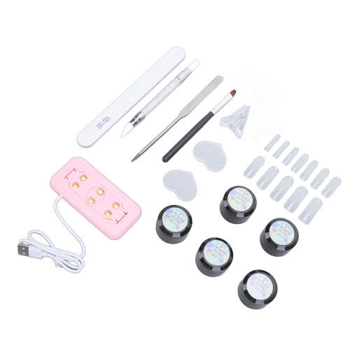 Draagbare Gel Nagellamp Kit met Vormclip 2