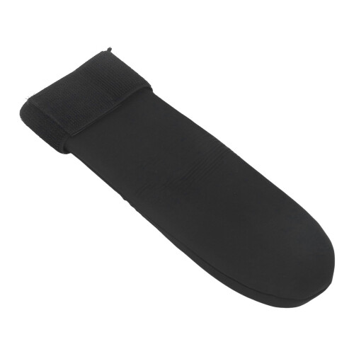 (Black) Ankle Foot Ice Sock Reusable Gel Pack Adjustable Strap Black 2