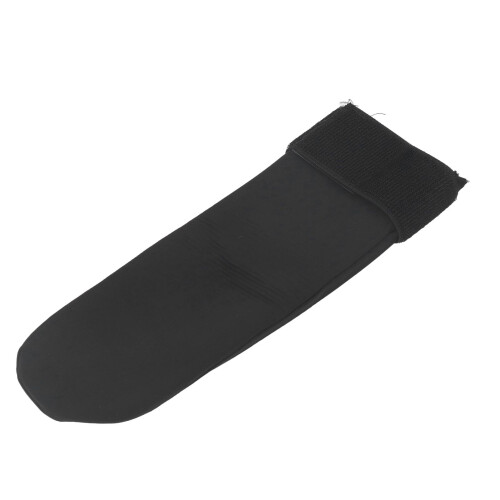 (Black) Ankle Foot Ice Sock Reusable Gel Pack Adjustable Strap Black 1