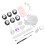 Nagelverlängerungs-Set UV-Lampe Basislack Glitzer 3