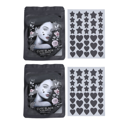 216pcs Star/Heart Acne Pimple Absorbent Patch