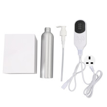(UK Plug White(ABS)) Elektrischer Ölwärmer Aluminium 100-240V Weiß