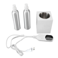 (EU Plug) Massageöl-Erwärmer Einzel Flasche Aluminium US-Stecker