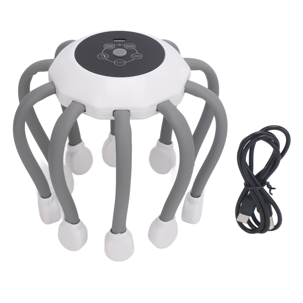 Portable Wireless Scalp Massager 10 Nodes 5 Modes Music