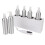 (US Plug White) Oliebrander 4 Flessen Temp. Regeling EU Stekker 3