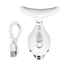 Gezichtsmassageapparaat 3 licht, 3 trillingsniveaus, draadloos