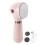 (Roseate) Electric Foot Grinder 2pcs Head USB Rechargeable Callus Remover Black 1