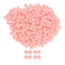 (Pink) 200 Stk Einweg-Wimpernkleber-Schälchen klein lila