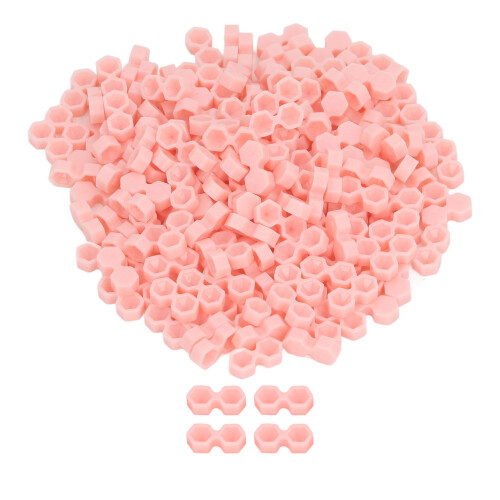 (Pink) 200 Stk Einweg-Wimpernkleber-Schälchen klein lila