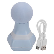 (Blue) Mini draagbare massagepistool 6 snelheden, Type-C oplaadbaar