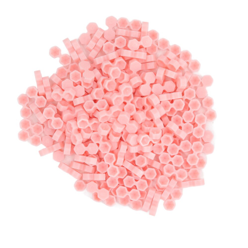 (Pink) 200 Stk Einweg-Wimpernkleber-Schälchen klein lila 2