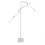 (White) Lampada Pavimento U 24" 36W Bellezza Ciglia Microblading 5