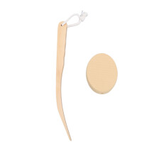 Rücken-Lotion-Applikator, verstellbarer Griff, 4 Pads für Senioren